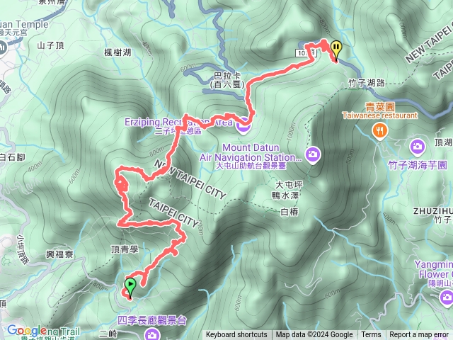 清天宮外人別莊興福寮水管路興福寮新稜線向天池向天池山向天山面天山面天古道楓樹湖古道二子山面天古道202410121636預覽圖