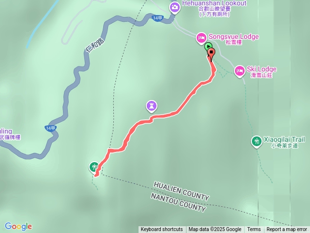 合歡東峰與碩班同學