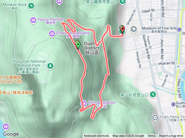 北壽山（柴山）步道預覽圖