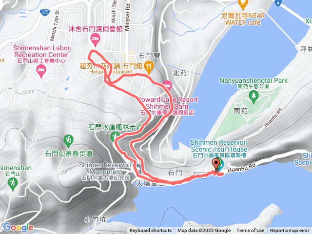 漫步在石門水庫
