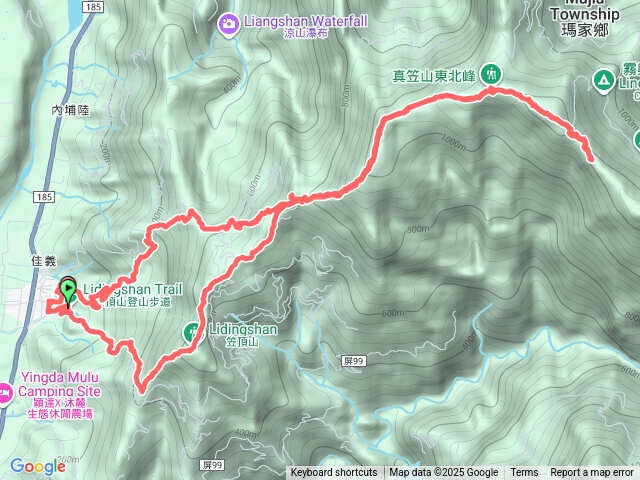 笠頂山-真笠山-真笠東南峰往返預覽圖