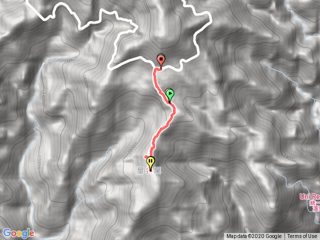 屋我尾山+屋我尾北峰