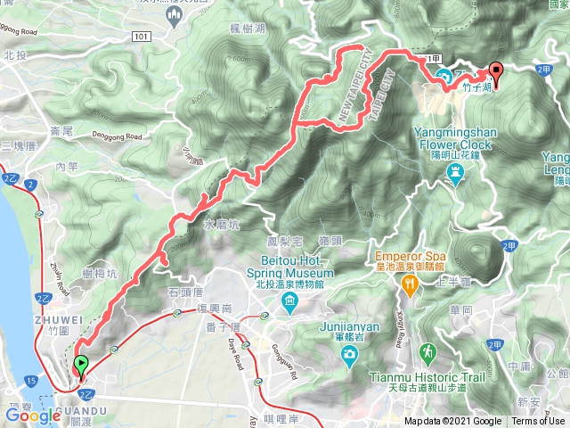 台北大縱走第一、二段