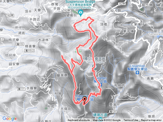 樟腦寮車站 獨立山 奉天岩 大籠頂山 太平孝子步道 雲之南道 龜山 阿拔泉山 觀音石山 樟腦寮車站