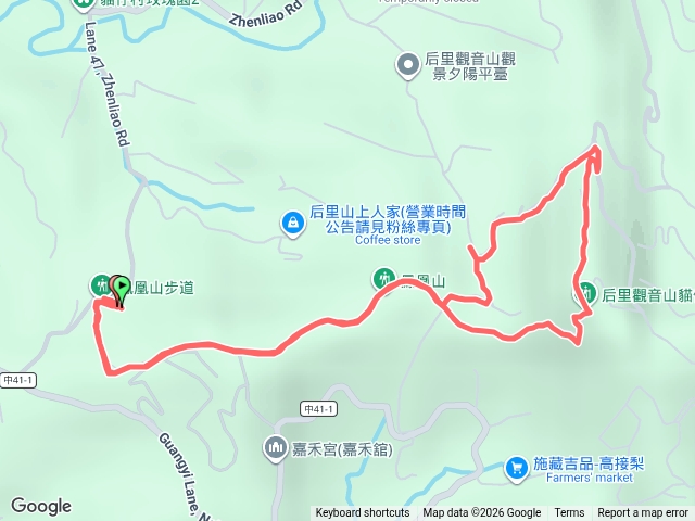 台中后里鳳凰山接觀音山小O