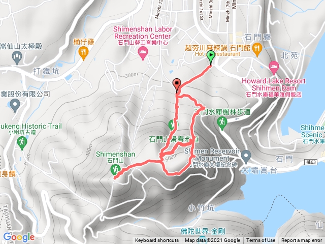 小百岳集起來桃園石門山步道202112191425