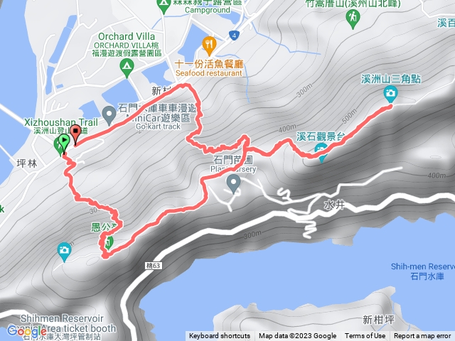 溪洲山（黃大目上、福山巖下）