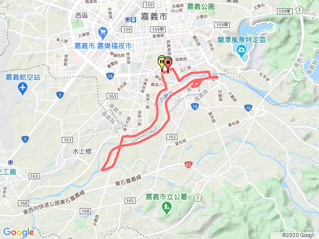 八掌溪南北河堤O繞