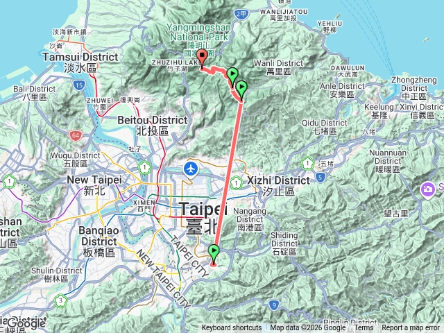 陽明山風櫃嘴-冷水坑縱走