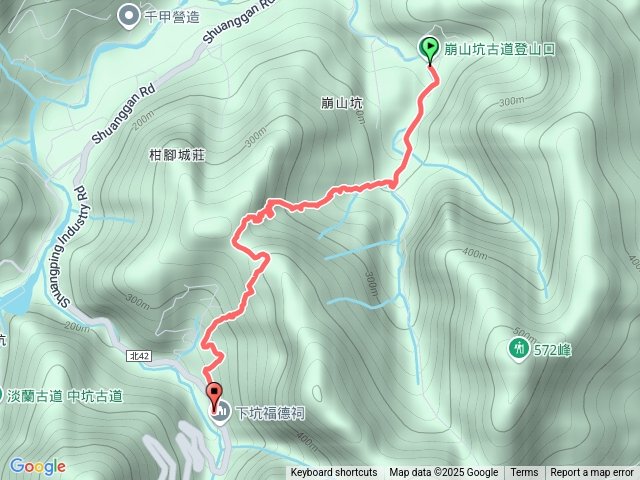 20250710聯合艦隊雙溪崩山坑古道雙溪口上柑腳山稜線開新路