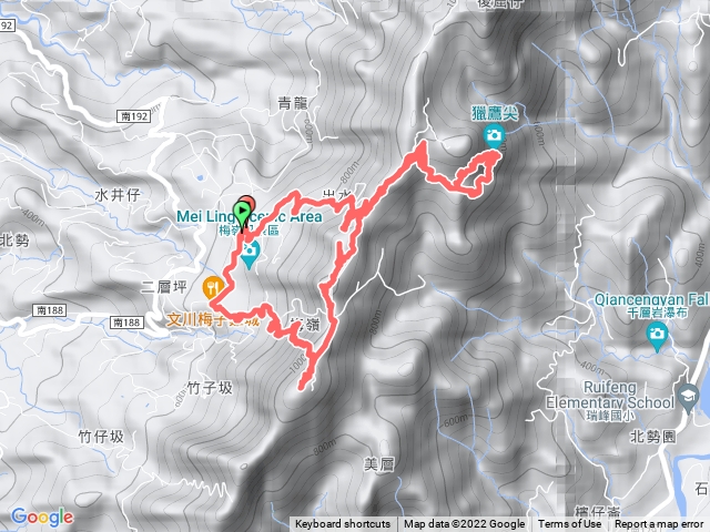 台南/湳西/獵鷹尖-飯包尖山-梅峰-竹仔尖山