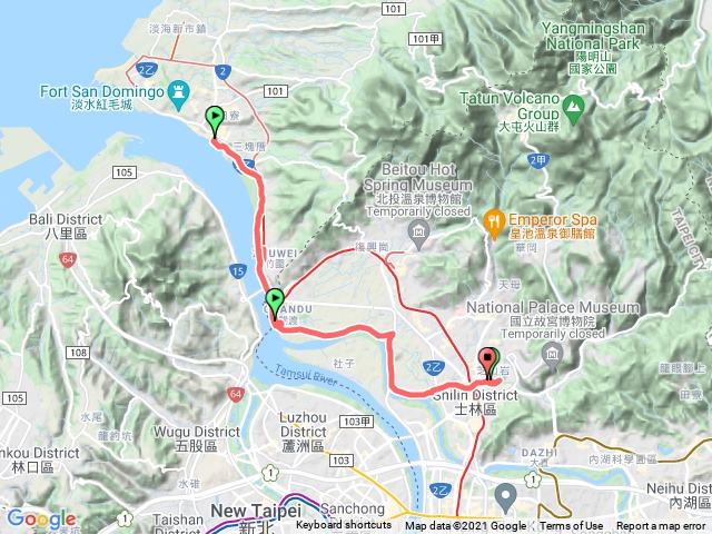 U車-名山里-關渡-淡水