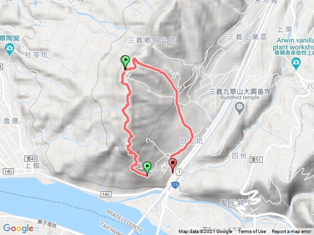 苗栗火炎山北鞍古道O型縱走