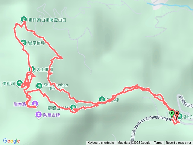 新店獅仔頭山登山步道預覽圖