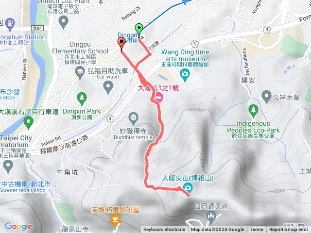 大暖尖山探路-頂埔站進出