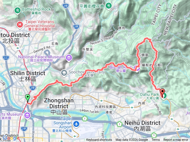 劍潭站 大湖公園站