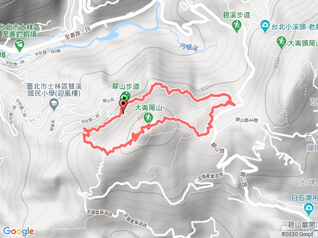 翠山步道~大崙尾山小O型