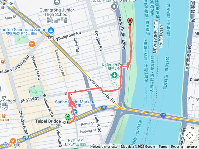 台北橋捷運站➡️港墘宮