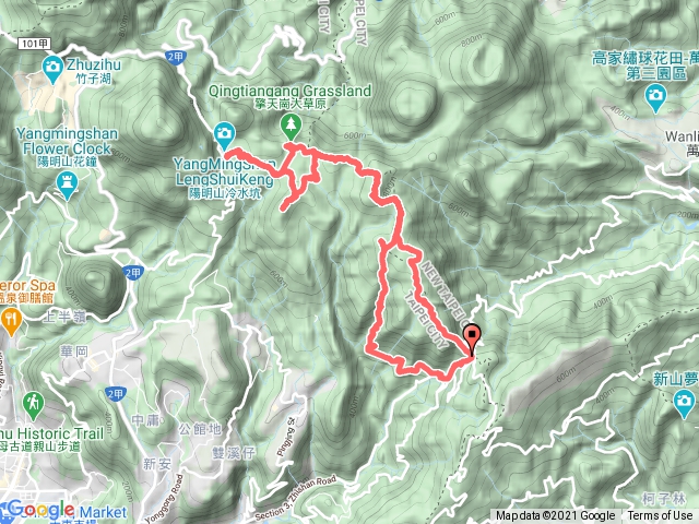 風擎步道+冷擎步道+竹篙山+荷蘭古道
