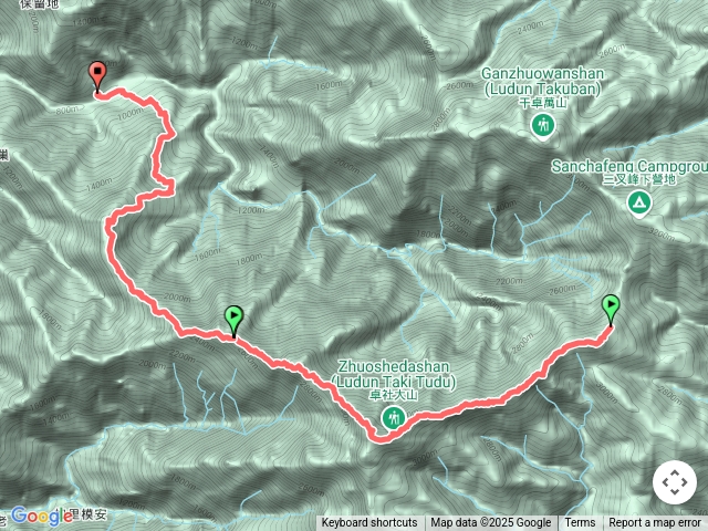 干卓萬下武界-D3(卓社大山東峰東北鞍營地-栗梄溪)預覽圖