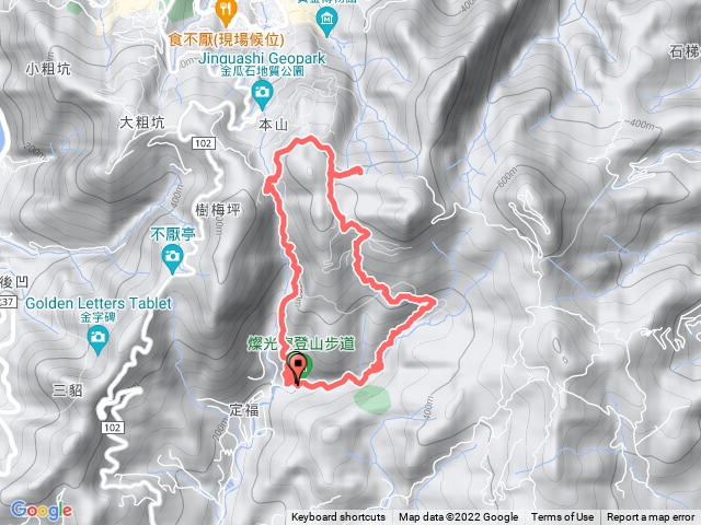 淡蘭北路 貂山古道 草山戰備道 燦光寮古道O型