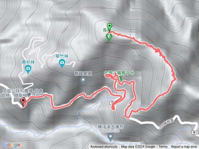 240807長壽山-醜棟山下切公路回登山口