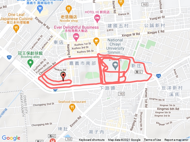 嘉大校園週邊超慢跑451