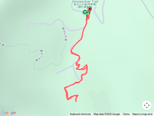 後尖山滑倒步道