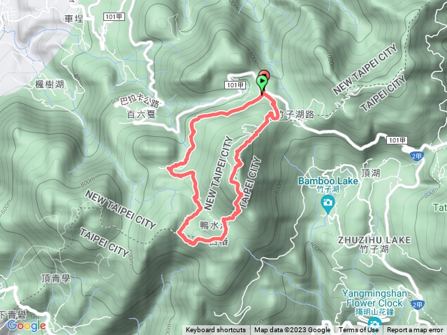 二子坪-大屯坪-大屯南峰-大屯主峰