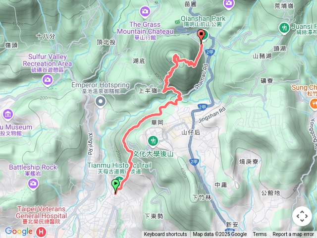 天母古道紗帽山