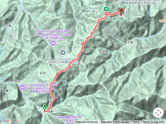 熊獅縱走（火燒寮山+蚋仔尖+熊空山+竹坑山+竹坑山北峰+獅仔頭山+獅仔頭山前峰）