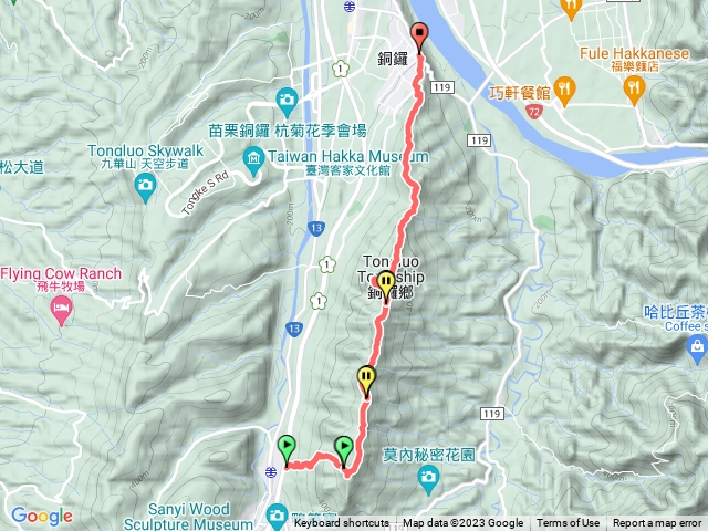 三員縱走到炮仗花