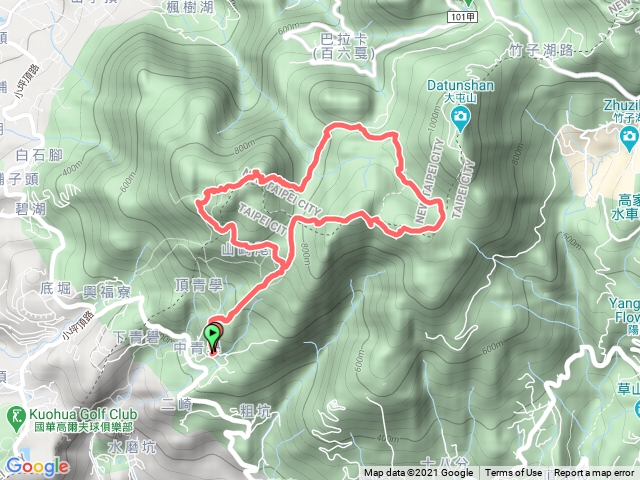 1100407大屯西南峰面天向天山