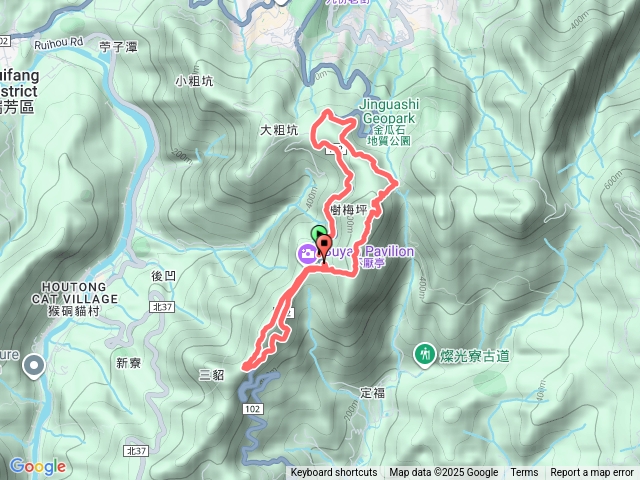 不厭亭-牡丹山＆探幽亭-三貂崙芒花山徑8形