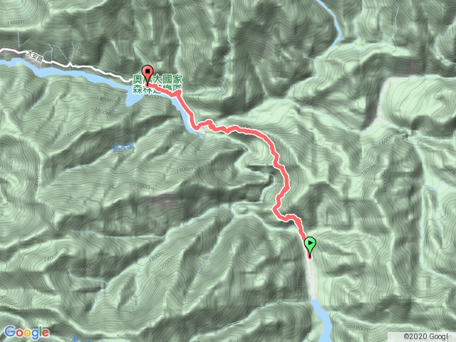 20201005能高安東軍D6-溪床營地-奧萬大臨時便橋-第二停車場