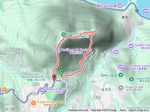 基隆山東峰(雷霆峰)主峰O型預覽圖