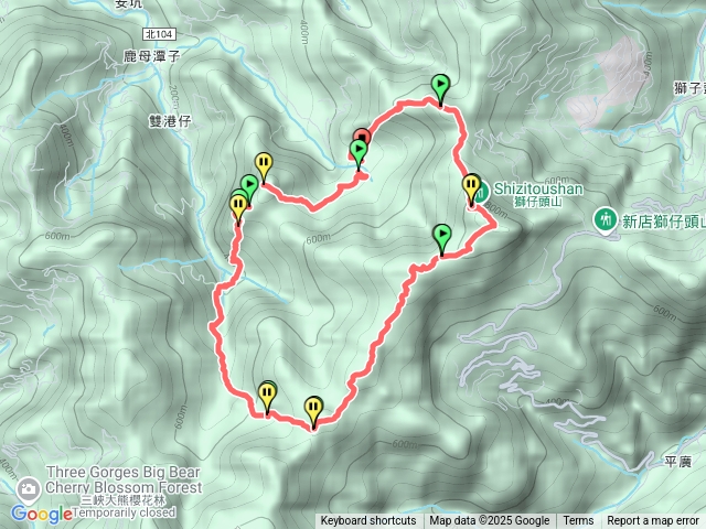 鹿母潭～長城溪～獅仔頭山～粽串尖