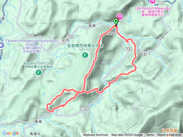 2024.12.22 新竹關西赤柯山-東、西獅頭山-馬福山-玉山-玉山前峰8字型連走預覽圖