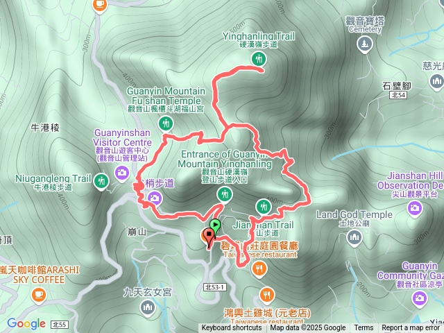 淩雲寺～硬漢嶺～遊客中心