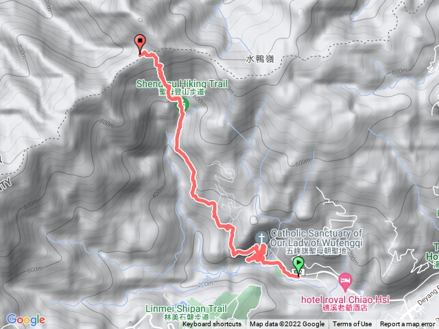 聖母登山步道之迷霧抹茶山