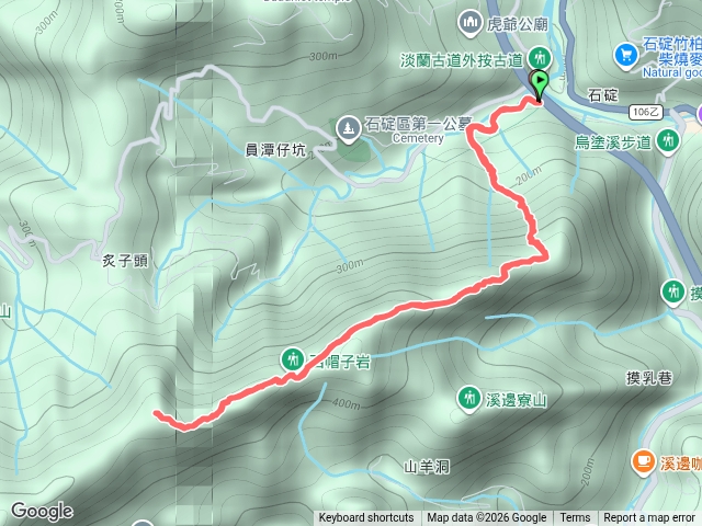 筆架連峰步道之石碇西街到炙子頭山來回