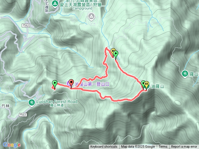 油羅山二上一下