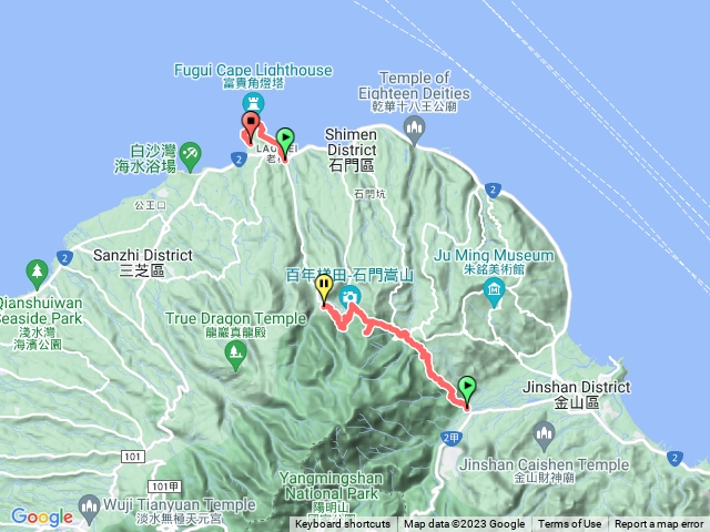 2023-04-22_大路崁步道、金石古道、土地公嶺古道、百年梯田、老梅綠石槽、富貴角縱走