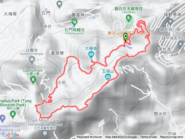 山中湖-文筆山-五城山-天上山-太極嶺O繞