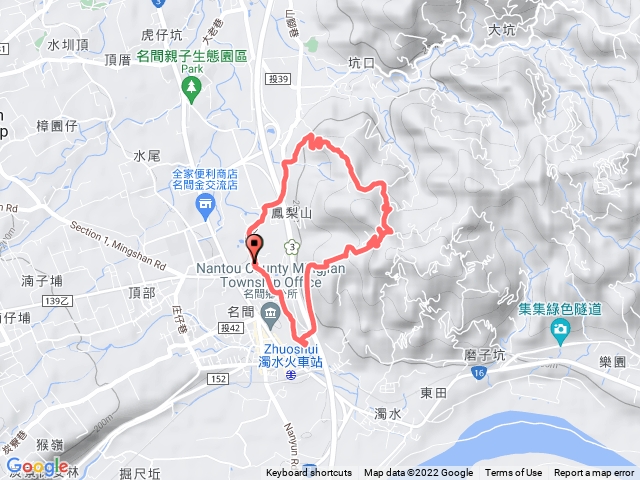名間英雄山，南屏研修院O形