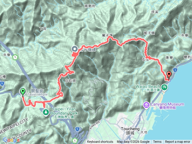 20260412坪林-關聖宮-四堵戰備道-鶯子頂山-鶯子嶺山-太和山-石空古道-外澳
