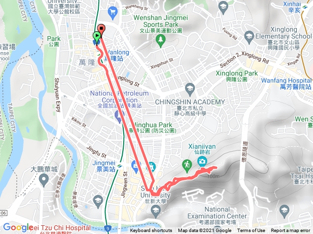 家裡到仙跡巖