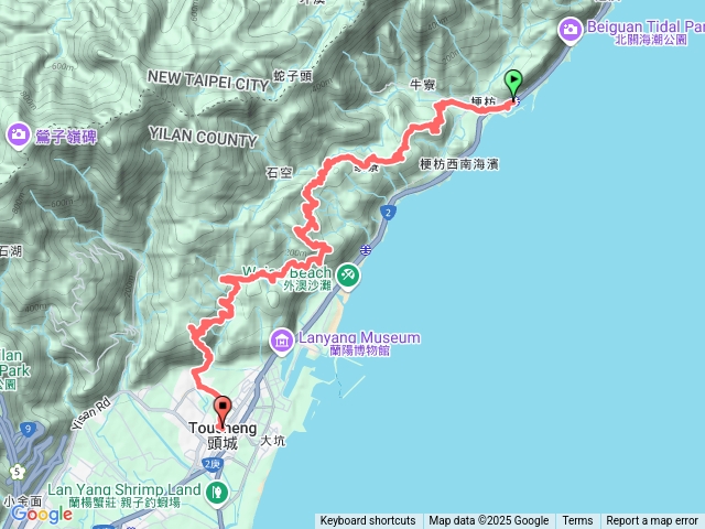 龜頭縱走（龜山至頭城）2025.07.13預覽圖