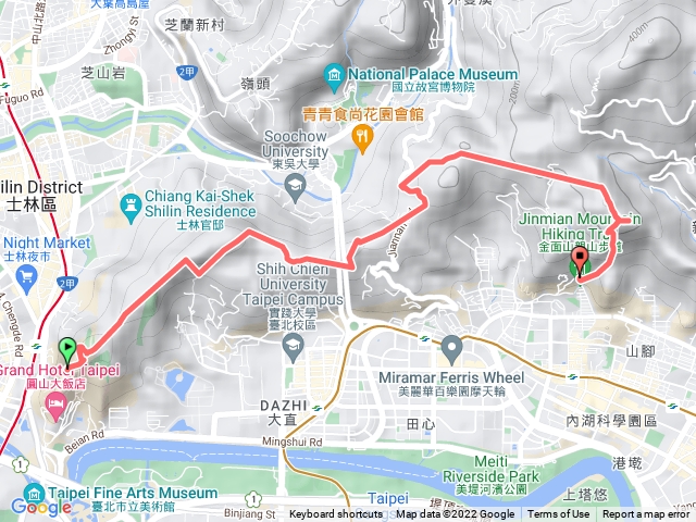 劍潭往內湖環山路