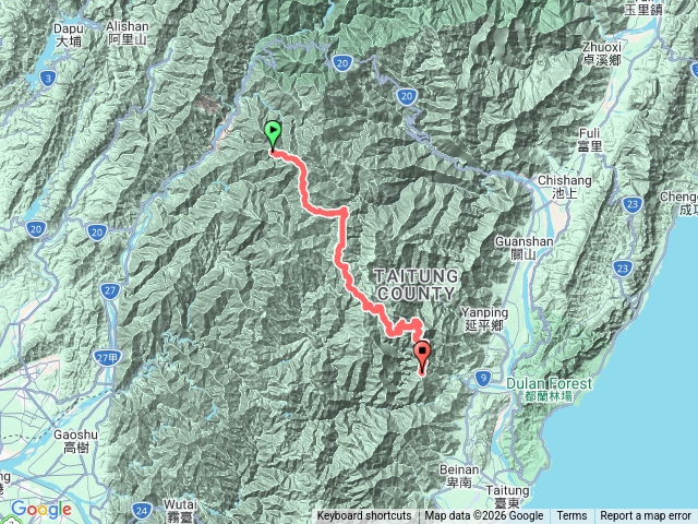 卑南東稜(小關山進延平林道出)